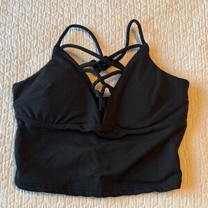 Black Strappy Women's Bralette